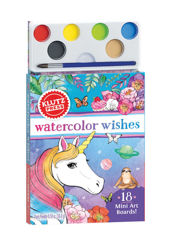 Klutz: Watercolor Wishes Postcard Kit - English Edition