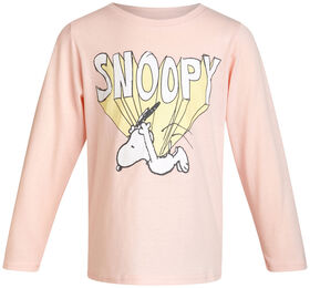 Peanuts - Long Sleeve Tee - Snoopy / Pink