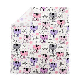 Baby's First by Nemcor Reversible Ultimate Sherpa Baby Blanket, Kittens