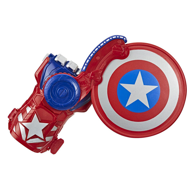NERF Power Moves Marvel Avengers Captain America Lanceur de bouclier