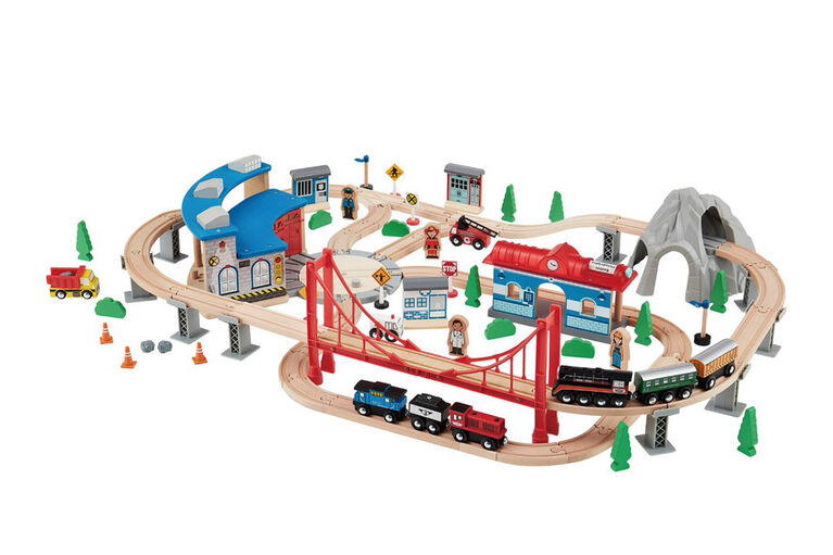 Imaginarium Express - Deluxe Mountain Train Set with Roundhouse - R Exclusive