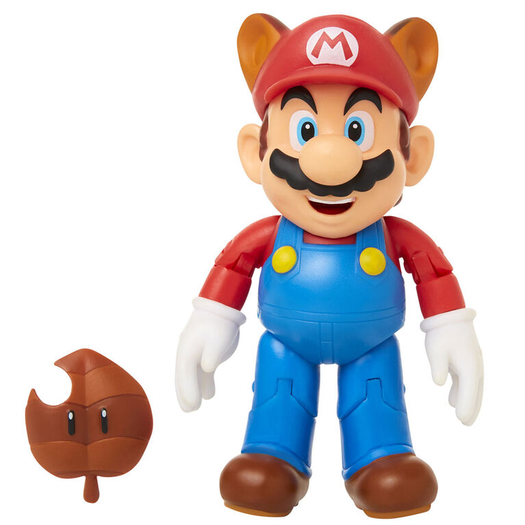 Super Mario 4" Figures Wave 20 - Raccoon Mario with Leaf