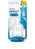 Biberon anticoliques de Philips Avent, Tétine à débit nouveau-nés, 2 pq, SCF421/27.