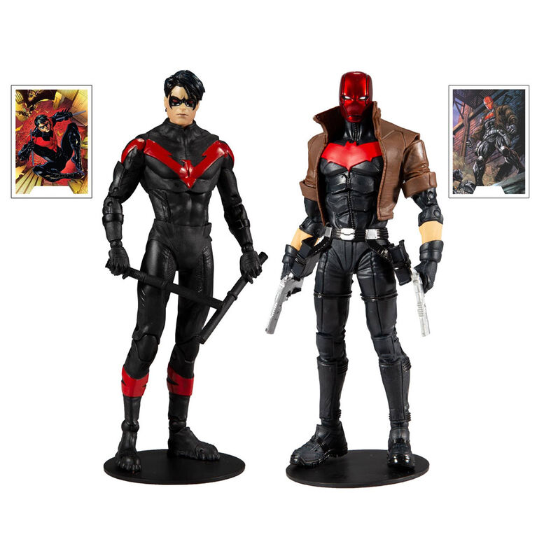 DC Multiverse Multipack Collector - Night Wing et Red Hood les figures
