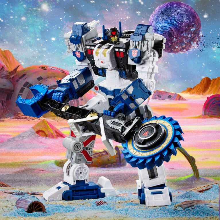 Transformers Generations Legacy Series figurine Cybertron Universe Metroplex classe Titan, 55 cm