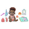 Baby Alive poupée Lulu Achoo, poupée interactive de 30 cm, cheveux noirs