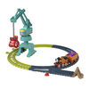 Thomas and Friends Nia and Tess Toy Train Set, Track Set with Diecast Engine and Crane, Lift and Load - R Exclusive