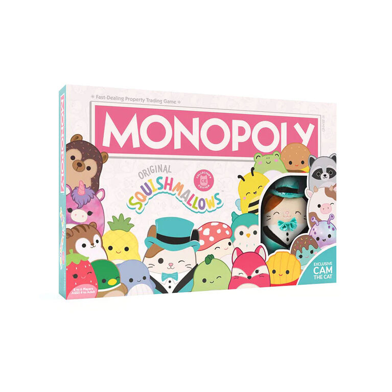 Usaopoly Monopoly: Original Squishmallows Collector's Edition - English Edition