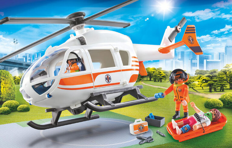 Helicoptère de secours - Playmobil