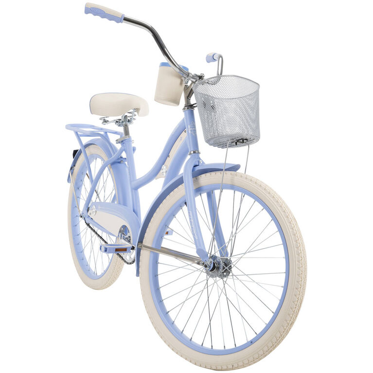 Huffy 24-inch Ladies' Deluxe Cruiser Bike, Periwinkle - R Exclusive