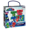 PJ Masks, Coffret de 4 puzzles de 48 pièces faciles à assembler, dessin animé Disney Junior, Catboy, Owlette, Gekko