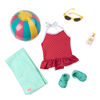 Our Generation, Beach Belle, Swimsuit Outfit for 18-inch Dolls - English Edition