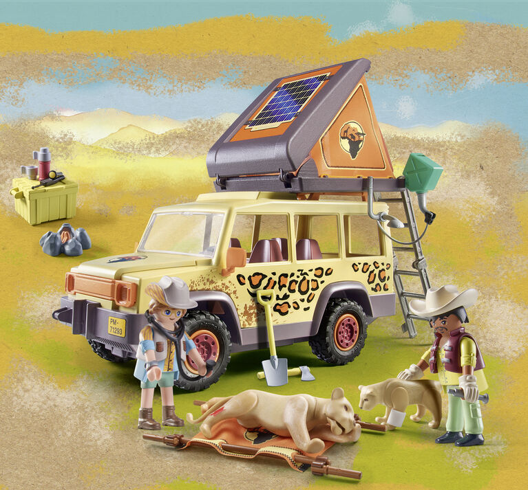 Playmobil - WILTOPIA - Cross-Country Vehicle with Lions