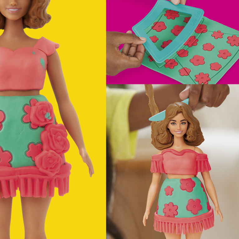 Play-Doh Barbie Florals and Fringe Doll Set Play-Doh Barbie Florals and Fringe Doll Set