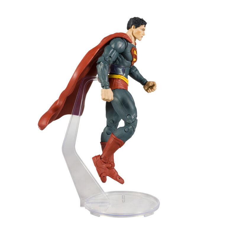 DC Direct - Figurine de 7 pouces avec une bande dessinée - Black Adam Comic - Superman Figurine