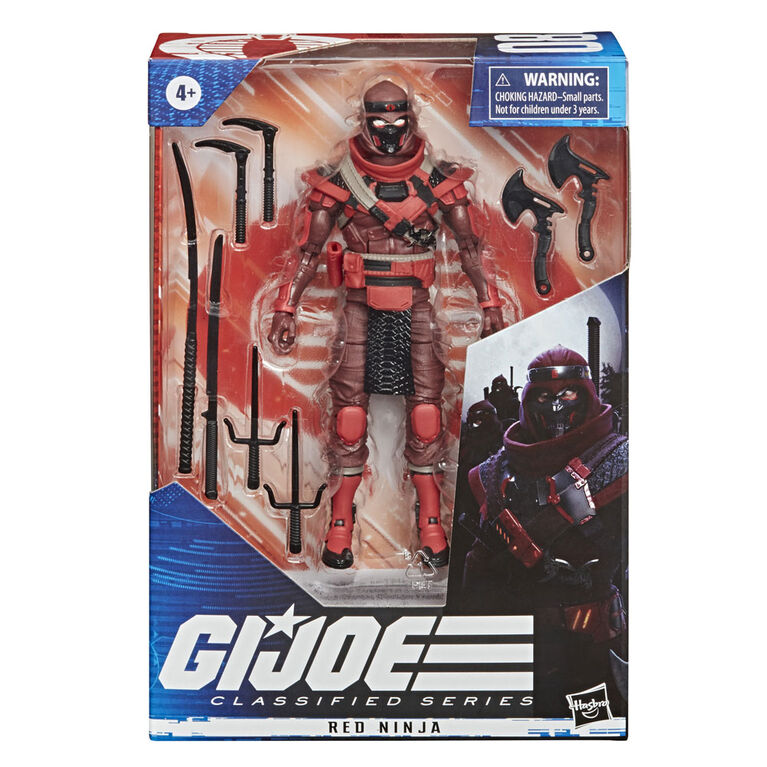 G.I. Joe Classified Series Red Ninja Action Figure 08 Collectible Premium Toy