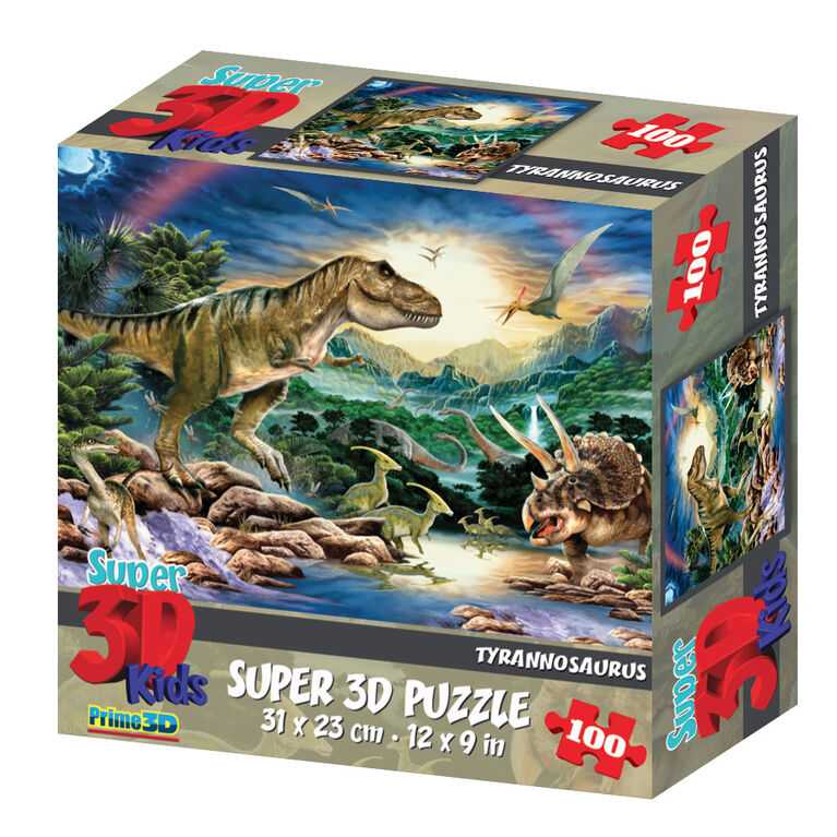 Howard Robinson Tyrannosaurus 100 Piece Super 3D Puzzle