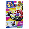 Marvel Stunt Squad Miles Morales vs. Prowler Playset with 1.5 Inch Action Figures