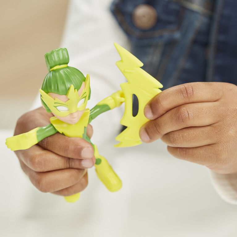 Marvel Spidey and His Amazing Friends Electro Action Figure Toy, Preschool Hero Figure with Accessory