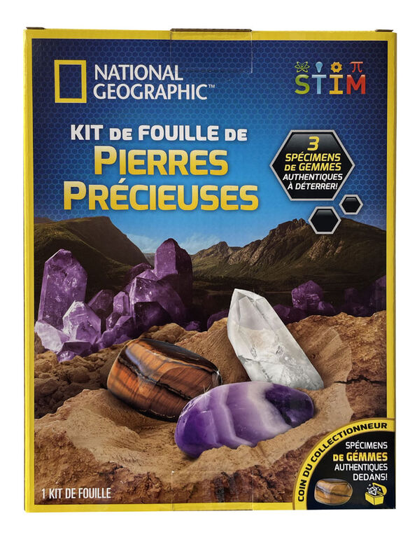 National Geographic - Trousse d'excavation de pierre précieuse