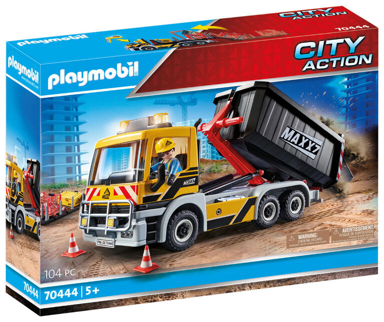 Camion avec benne et plateforme interchangeables - Playmobil