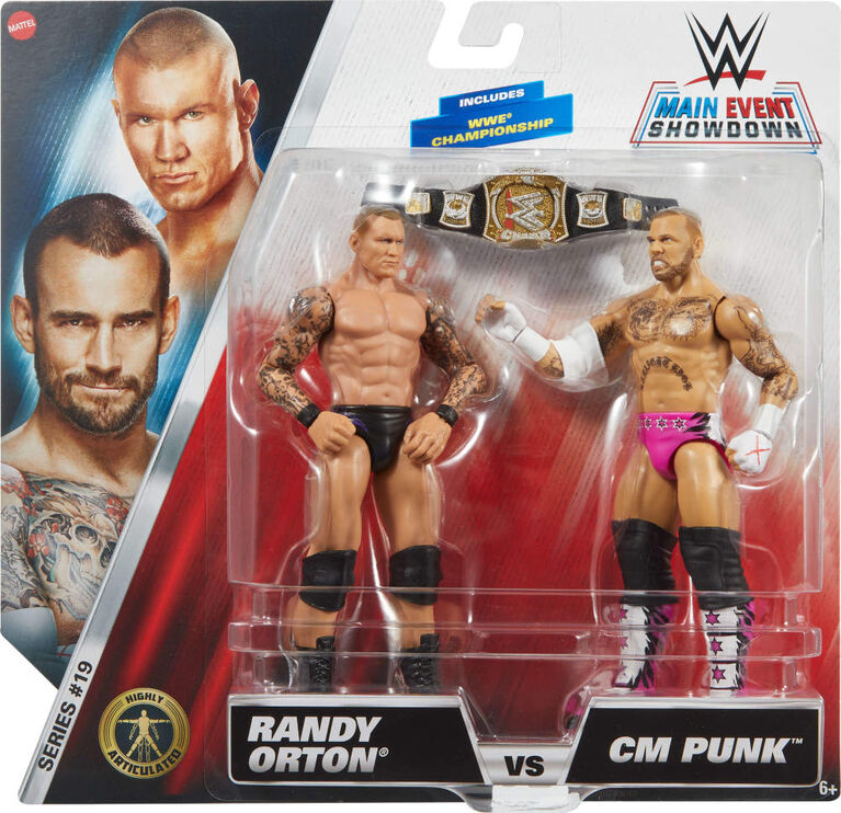 WWE Main Event Showdown Randy Orton vs CM Punk 2-Pack