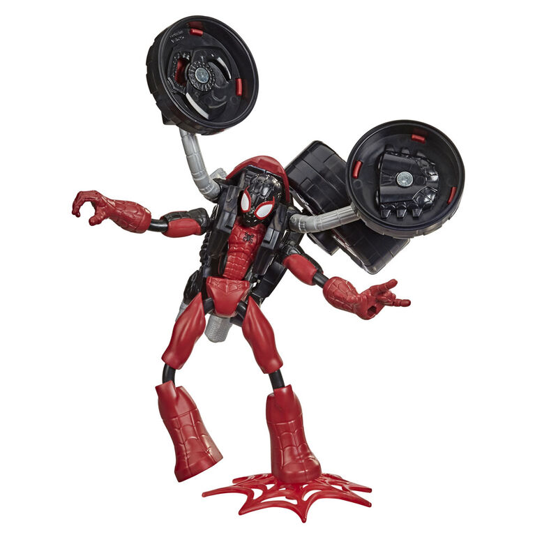 Marvel Bend and Flex, Flex Rider Spider-Man Action Figure Toy