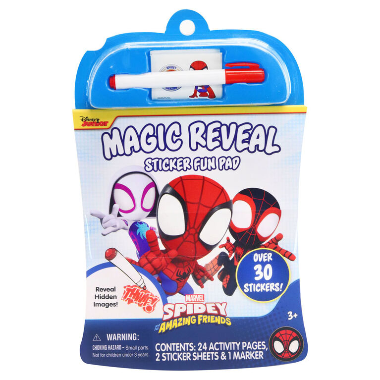 Magic Reveal Sticker Fun Pad - Marvel Spidey and His Amazing Friends