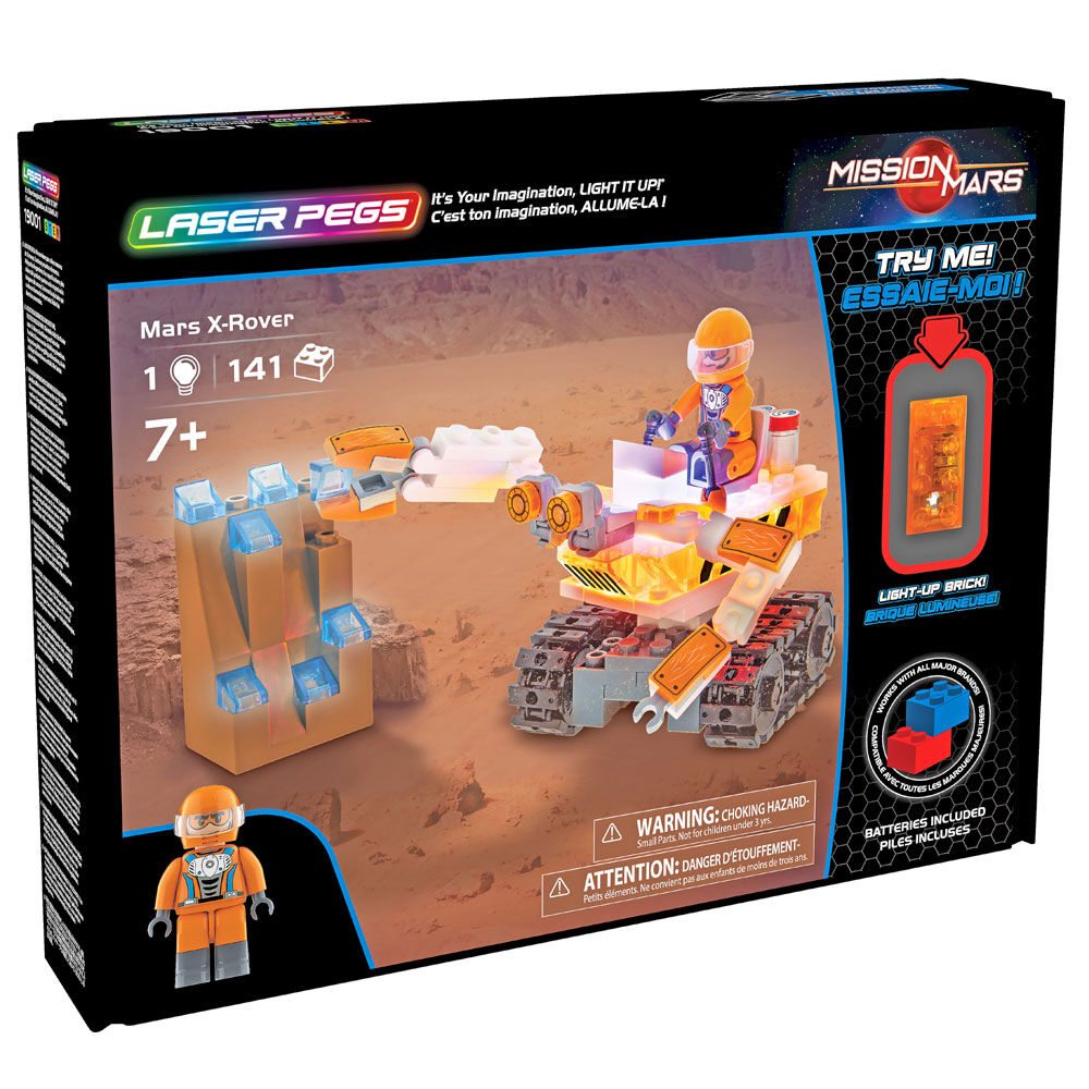 laser pegs mars rover