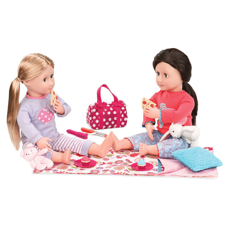 Soirée Pyjama À Petits Pois, Our Generation, Ensemble de soirée pyjama pour poupées de 18 po