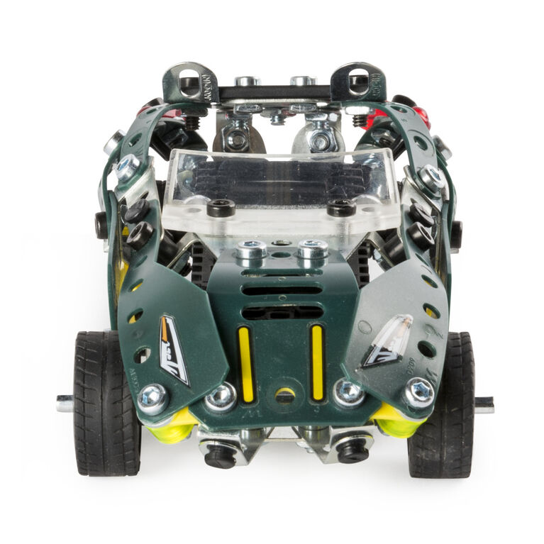 Meccano - Cabriolet à construire 5 en 1 de la gamme S.T.I.M avec roues et pièces mobiles
