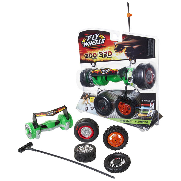 Fly Wheels Twin Turbo Launcher (Green) | Toys R Us Canada