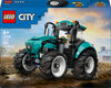 LEGO City Le tracteur - Ensemble de construction avec Fermier sur le Th&egrave;me de la Ferme - Cadeau pour les 6 ans et plus - 60498