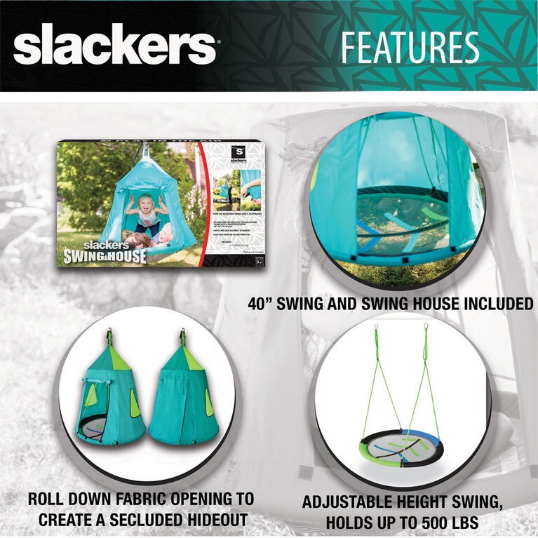 Balançoire Slackers Green House 40"