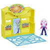 Marvel Spidey and His Amazing Friends City Blocks Ghost Spider Supermarket, Kids Playset with Action Figure