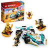 LEGO NINJAGO La voiture de course Spinjitzu puissante du dragon de Zane 71791 Ensemble de jeu de construction (307 pièces)