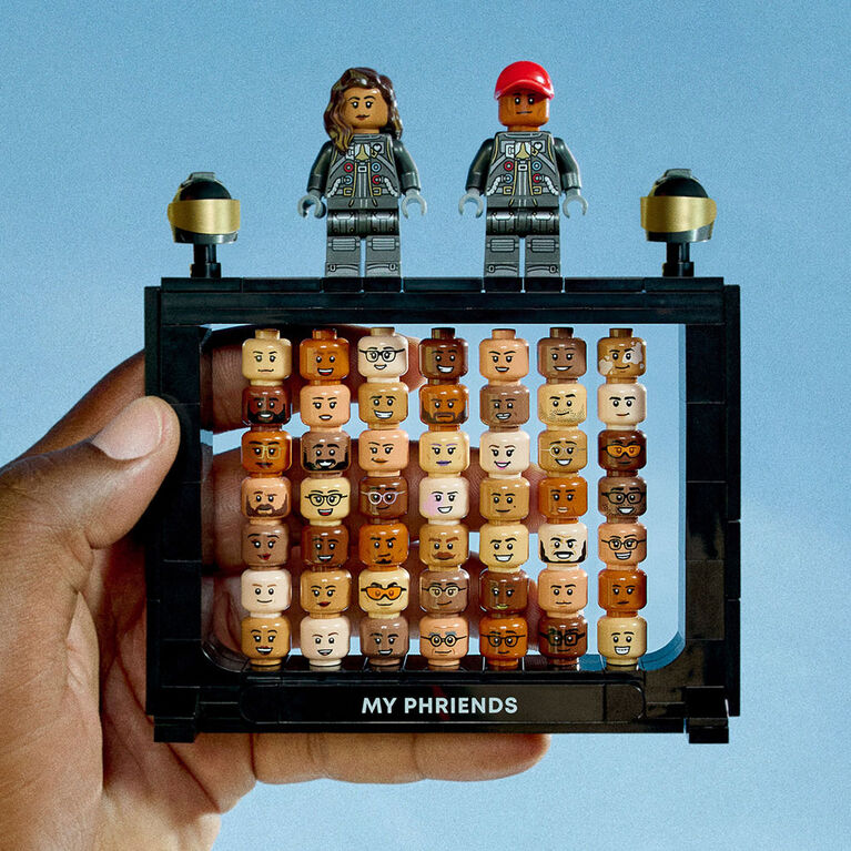 LEGO Icons Over the Moon with Pharrell Williams Building Set - Model Space Shuttle - with 49 Interchangeable Character Heads - 10391