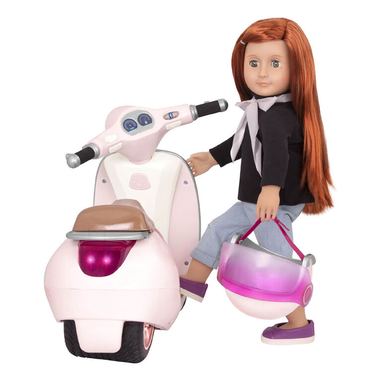 Our Generation, OG Ride Along Scooter with Side Car for 18-inch Dolls