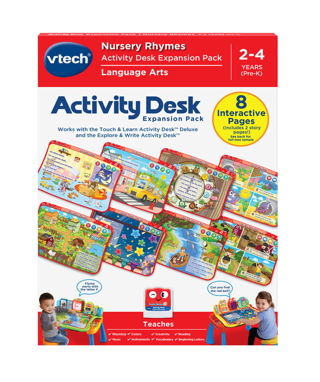 VTech Activity Desk Expansion Pack Nursery Rhymes English Edition