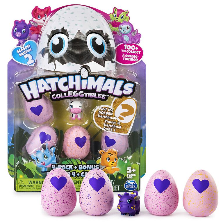 Hatchimals CollEGGtibles Season 2 4Pack + Bonus (Styles & Colors May