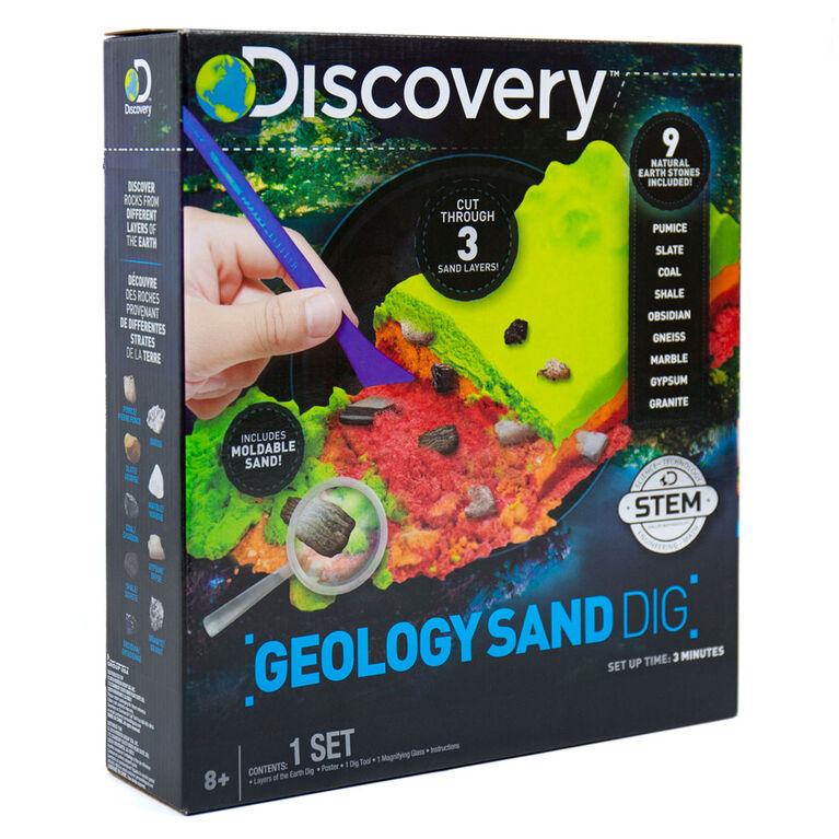 DISCOVERY Fouille Géologique dans le Sable