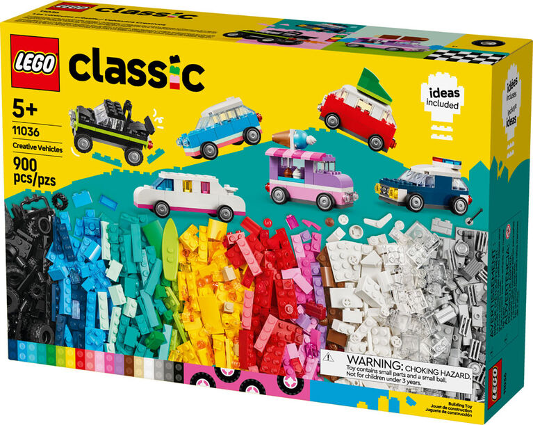 LEGO Classic Creative Vehicles Building Toy Sets with Accessories 11036