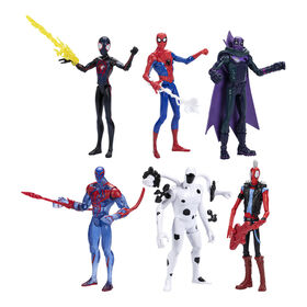 Marvel Spider-Man: Across the Spider-Verse, collection Affrontement ultime, figurines de 15 cm - Notre exclusivité