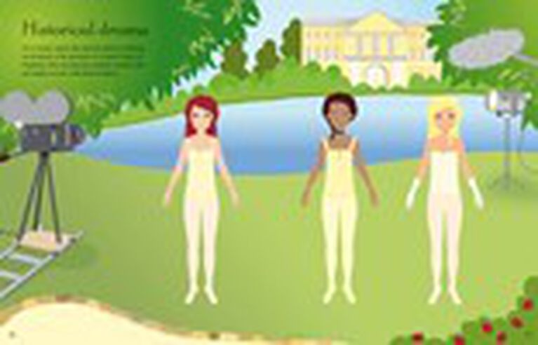 Sticker Dolly Dressing Movie Stars - English Edition