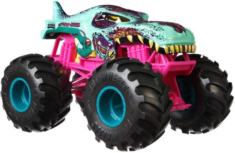 Hot Wheels Monster Trucks 1:24 Zombie-Wrex Vehicle