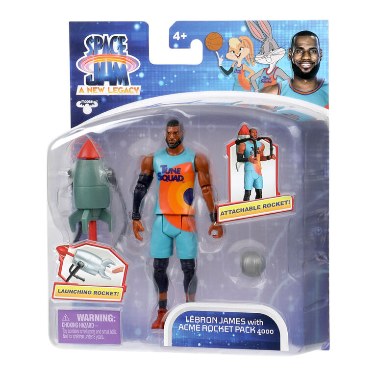 Space Jam S1 Ballers Fig Pack - Lebron With Acme Rocket Pack 4000 - English Edition