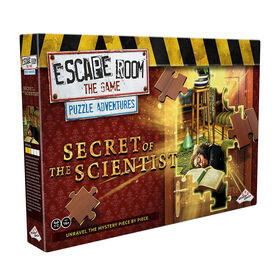 Escape Room The Game, Puzzle Adventures: Secret of The Scientist Jigsaw Puzzle and Escape Room Board Game -Édition anglaise