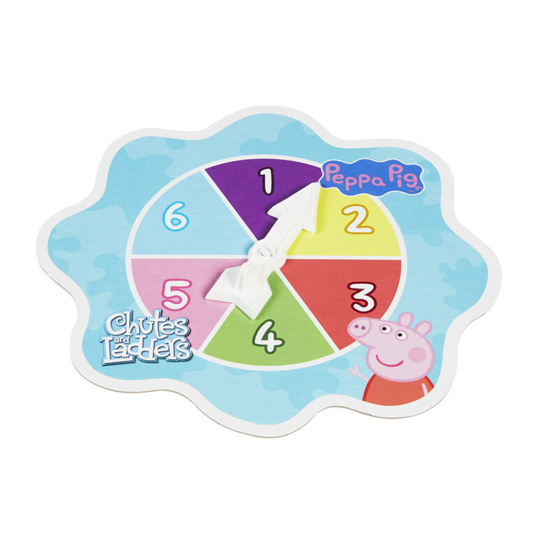 Peppa Pig Edition Board Game for Kids Ages 3 and Up for 2-4 Players Chutes and Ladders