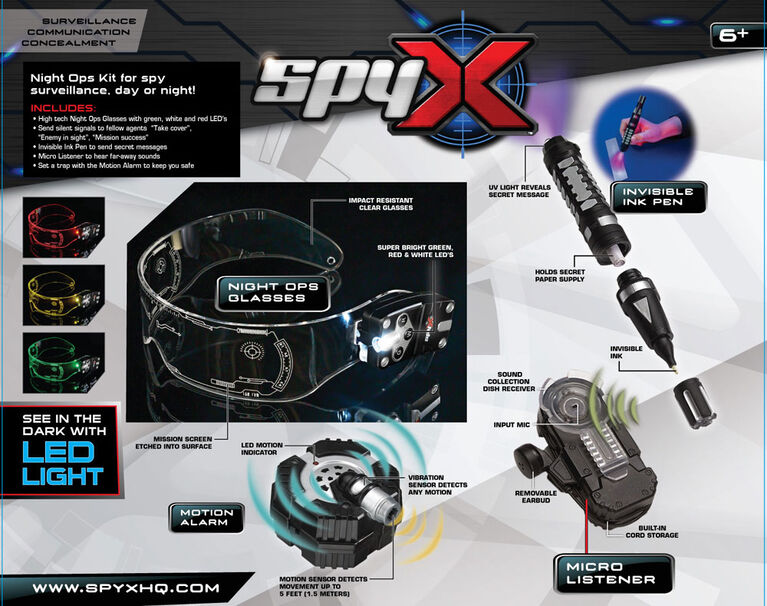 SpyX Ensemble Ops De Nuit