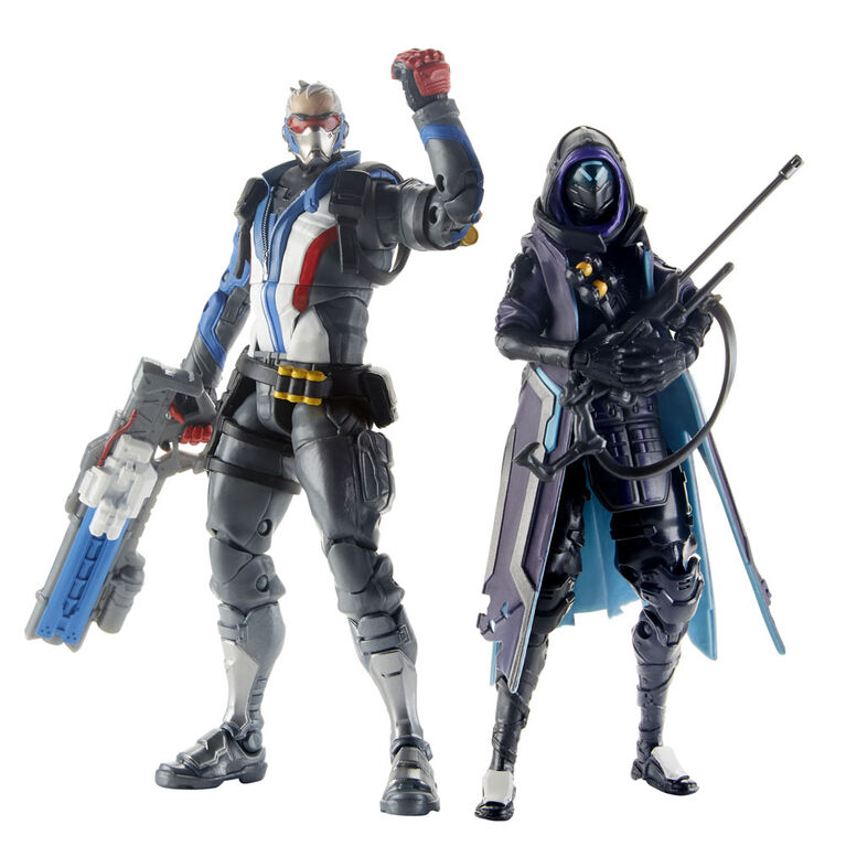 Overwatch Ultimates Series - Pack de 2 Soldat : 76 et Ana modèle Nuhas.